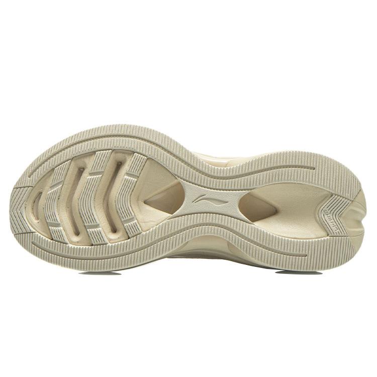 New LiNing WuShi 5S 1.0 Breathable Low Top Running Shoes Women's Gray Apricot ARHR210-4
