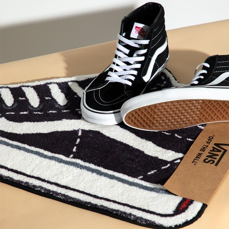 Vans Sk8 Tela Scamosciato Classico Resistente Leggero High-Top Scarpe da Skateboard Sneakers Unisex Nere VN000D5IB8C(S-BOX)