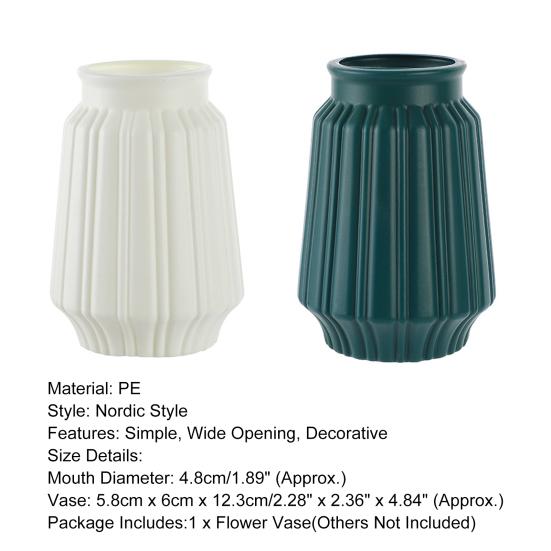 Convenient Vase Aesthetic Polyethylene Shatterproof
