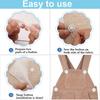 30 Pairs Plastic Snap Buttons Transparent Buttons Invisible Sewing Snap Fasteners for DIY Shirt Clothes Sewing 7/10/13/15/18mm