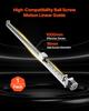 VEVOR Linear Guide, 1000 mm Stroke Work Size, Ball Screw Motion CNC Linear Guide Stage Actuator, Motorized Nema 23 Stepper Motor, High Precision