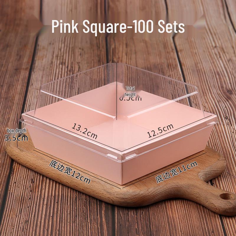 Rousong Xiaobei Pastry Box: Oil-Proof Takeout Container for Desserts, Snow Mei Niang, Puffs, and Cake Rolls.