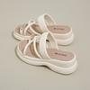 Fashion CRLAYDK Sandals for Women Platform Shoes Summer Flip Flops Dressy Ladies Strap Low Heels Slides Outdoor Beach Casual Slippers