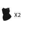 1/2 Pieces Women Summer UV Protection Neck Scarf Ice Silk Face Mask Cover Outdoor Wrap Cover Sports Cycling Sun Proof Sunscreen Dustproof