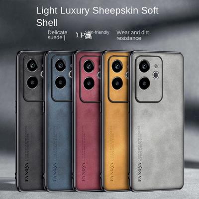 Luxury Leather Shockproof Case for Realme GT Neo 6 6T 5 SE GT 6 5 Pro 3 12 Pro + 11 Pro Protective Cover Magnetic Car Textured Lightweight Protection