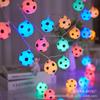 World Cup Football String Lights Soccer Party Decorations Bar Hotel Lottery Shop Atmosphere LED Fairy Lights
