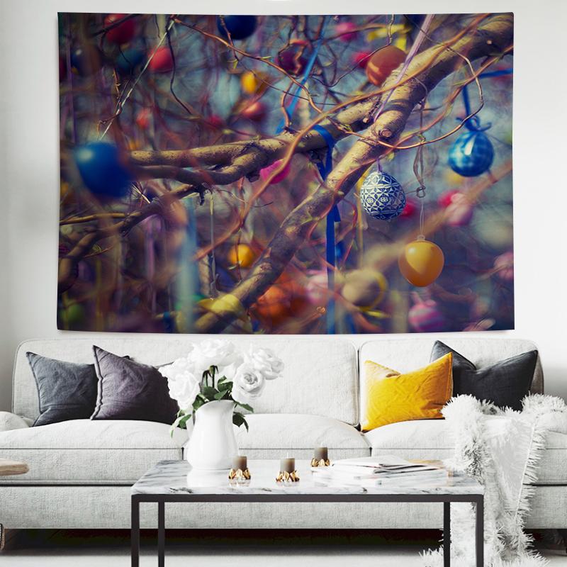 Easter Themed Duck  Bunny Large Tapestry Wall Hanging Boho Witchcraft Hippie Tapestry Home Room Decor Aesthetic Decoration