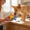 Pet Sniffing Bubble Toy With Rubber Ball Puzzle For Dogs Fun And Enrichment