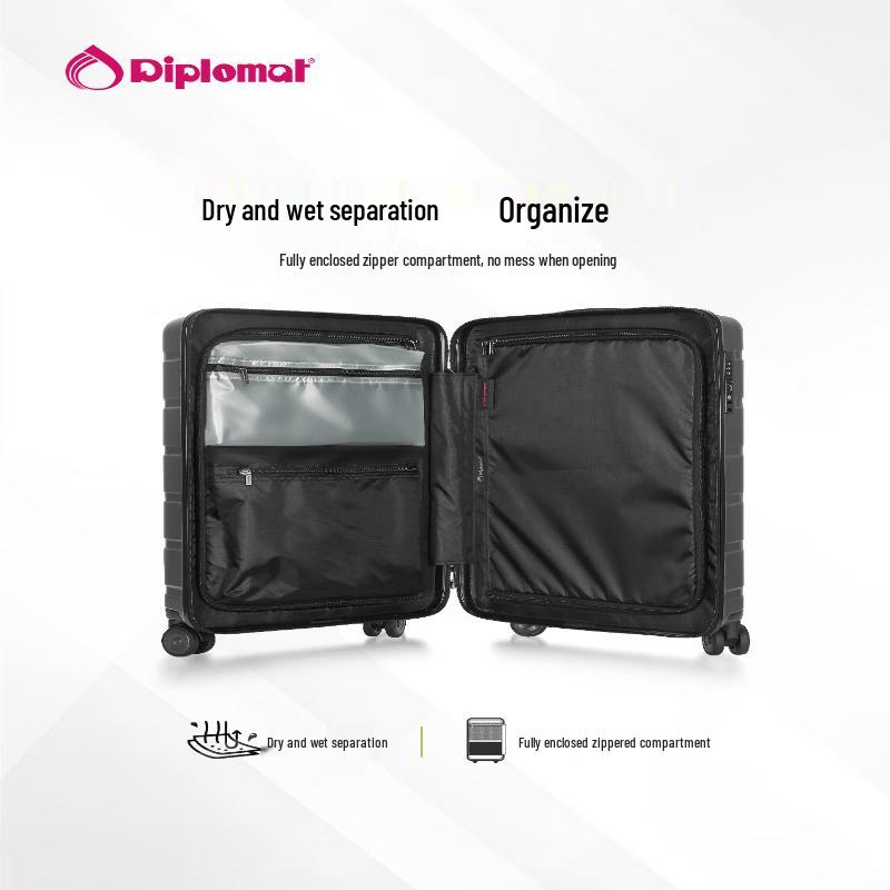 Diplomat TC-26082 20-inch Hardside Carry-On Suitcase