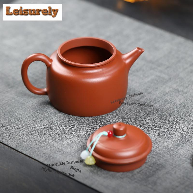 250ml Authentic Yixing Purple Clay Teapots Famous Master Handmade De Zhong Pot Raw Ore Zhu Mud Kettle Zisha Tea Set Supplies