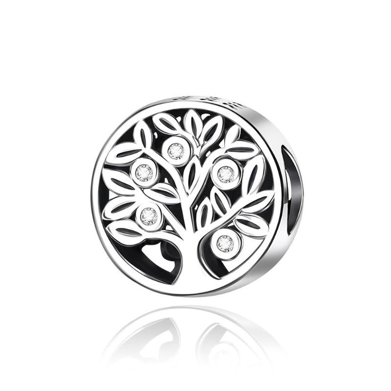 Original Metal Lucky Tree Of Life Charms Love Beads Safety Chain Pendants Fit Bangle Necklace Make your own Accessory Gift Elegant Fashion Beautiful