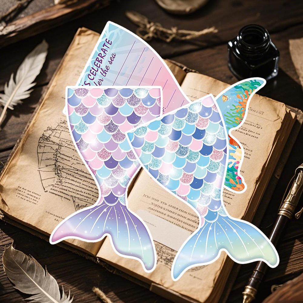 Mermaid Theme Birthday Party Invitation Cards & Decorations