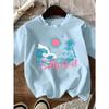 Summer Vacation Style Graphic Printed Short-sleeved T-shirt, Round Neck Casual Top,
