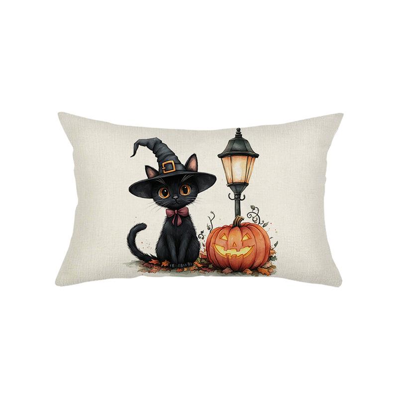Halloween Printed Pillow Polyester Printed Home Living Room Sofa Decoration Cushion Cover Bedroom Cushion Cover