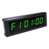 Digital Wall Clock 7   Color Timer Function 6 Digits Electric Wall Clock with Remote Control for Living Room Bedroom Kitchen  