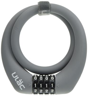 Ulac PRAGUE Silikonstahlkabel Grau SC-1 Schloss,