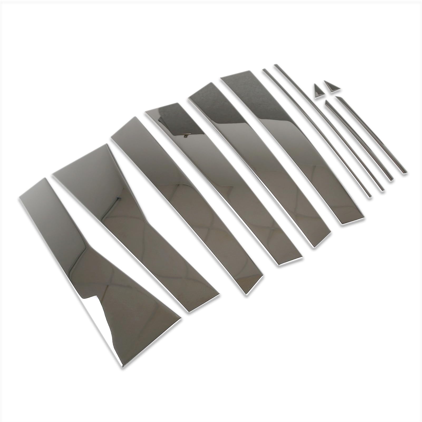 

RUIQ Exterior Stainless Steel Full Set Window Frame Trim and Pillar for the New Subaru Forester SL Series (Chrome Plated)