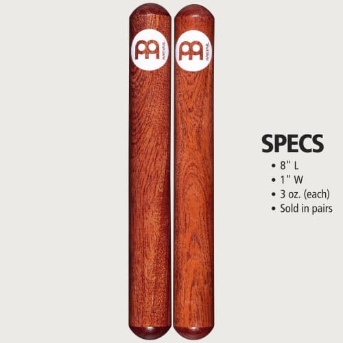 MEINL Percussion Claves Wood Classic CL1RW