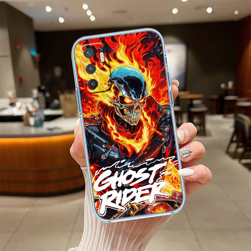 Ghost Rider Phone Case for Motorola G14 G15 G24 G30 G31 G32 G34 G41 G42 G51 G52 G50 G60S G60 G62 G72 G71 G73 G84 G85 G200 E32
