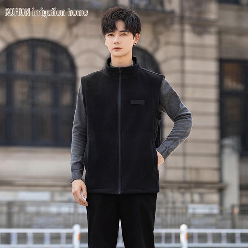 

ROMON Men s Stand Collar Thermal Vest XL