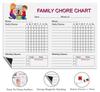 Inkdotpot Magnetic  Whiteboard Family Chore Chart Chore  Chart For  Refrigerator  - Dry Erase Behavior Chart For Kids