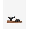 Young Age Young Age Women S SheepSkin Max cuShion SandalS Black