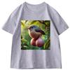 Ball Bird Gag Hoodie Men Women Fun Roundneck Loose Shortsleeve Tshirt Streetwear Casual Highquality Tshirt Y2k Ins Clothes