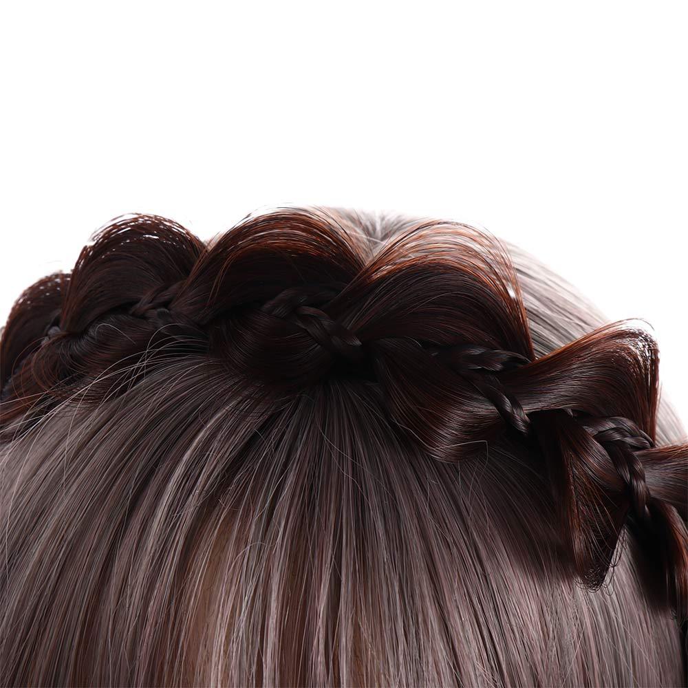 Wide-brimmed Twist Braided Korean Style Headwear Female Hairbands Wig Headband Wide Hair Hoop