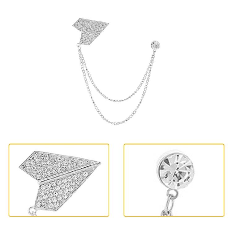 4Pcs Secure Fastening Lapel Accessories Gold/Silver Wedding Brooch For Business Travelers Corporate Gatherings
