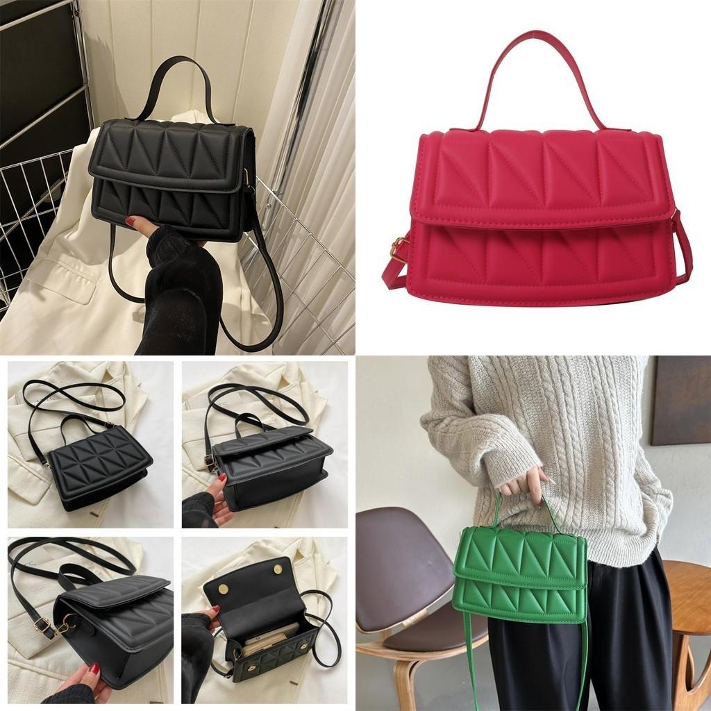 Retro Candy Color Imprint Casual Shoulder Handbag For Women New Collection For Fall 2023