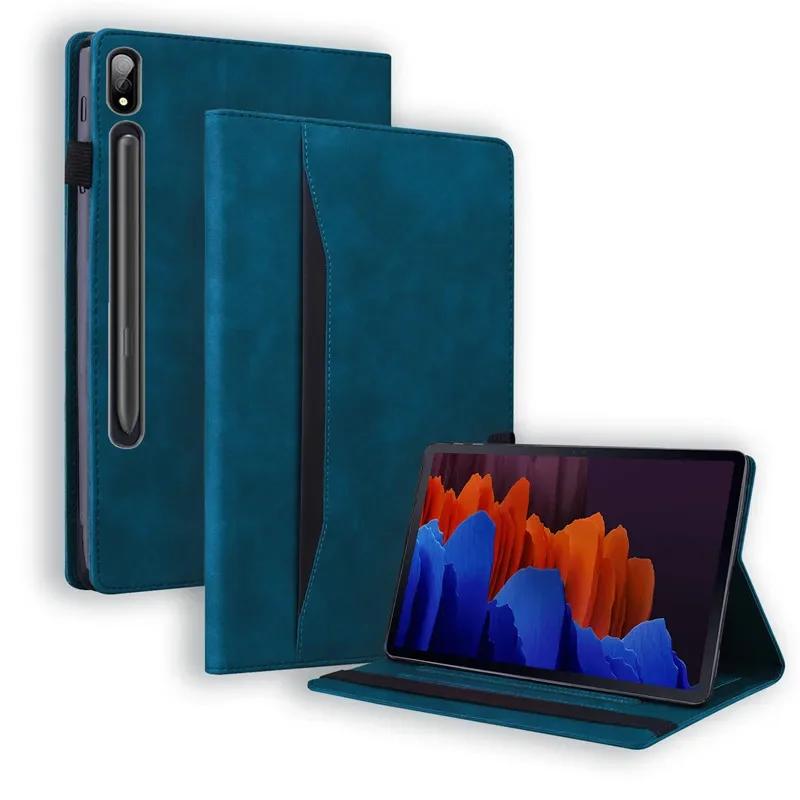 For Samsung Tab S7 Fe Case Fashion Wallet Stand PU Leather Cover for Tab S9 FE Case for Samsung Tab S9 FE Plus S8 S10 Plus 12.4"