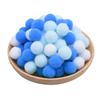 100Pcs 15-25mm Colorful Pompoms DIY Dolls Garment Handmade Material Soft Fluffy Pom Poms Ball For DIY Kids Toys Accessories