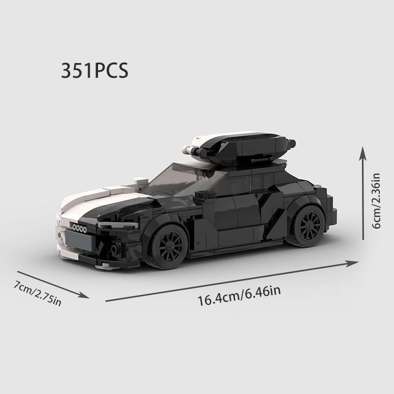 

City Racer Estate Cars MOC RS6 Sports Vehicle Building Blocks Brick Racing Model Kids Toys Hallowmas Gift For Boy