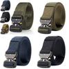 Canvas Military Belt For Men With Quick Release Plastic Buckle Perfect For Hiking And Casual