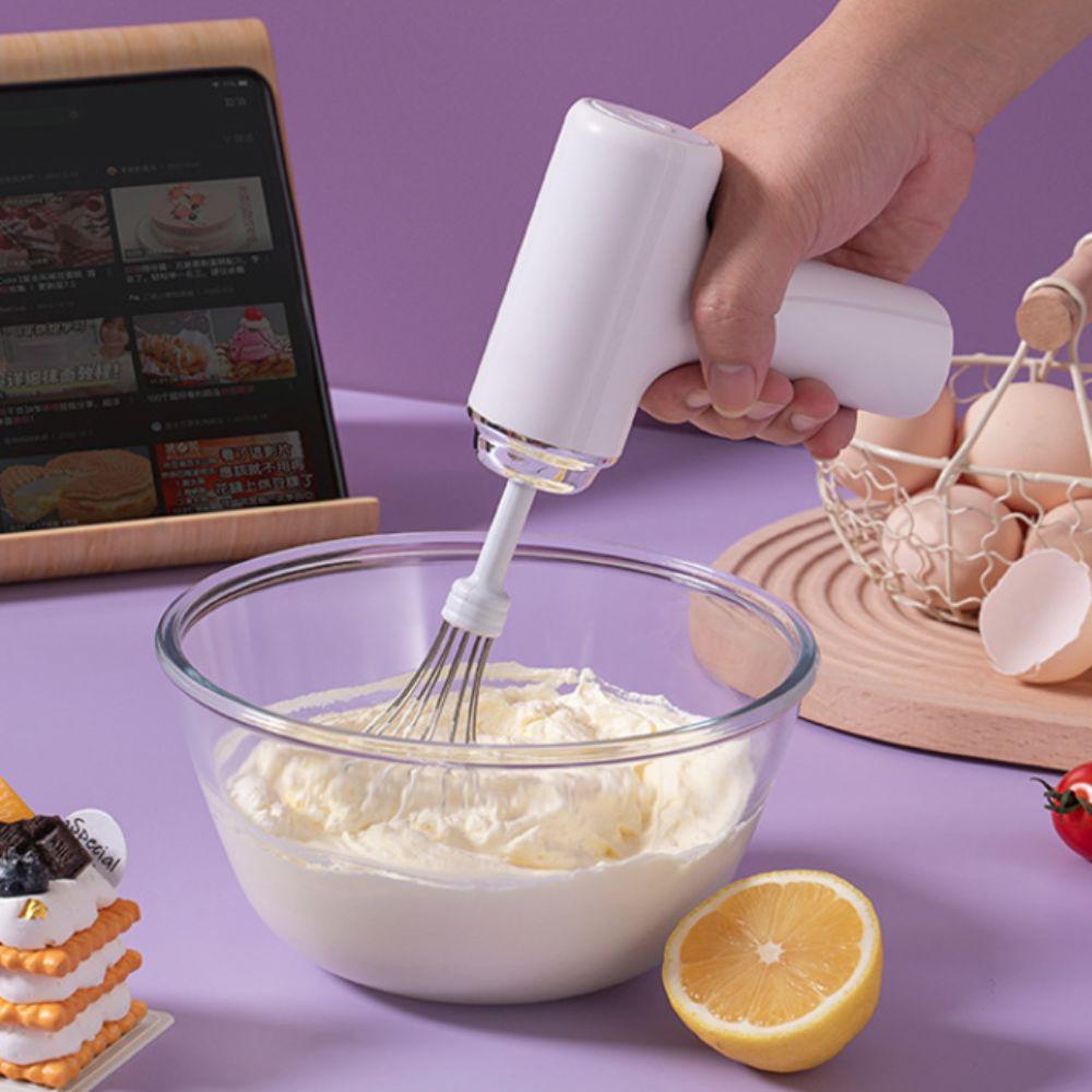 Handheld Cream Whisk Rechargeable Cream Whipper Multi-functional Food Blender  Kitchen