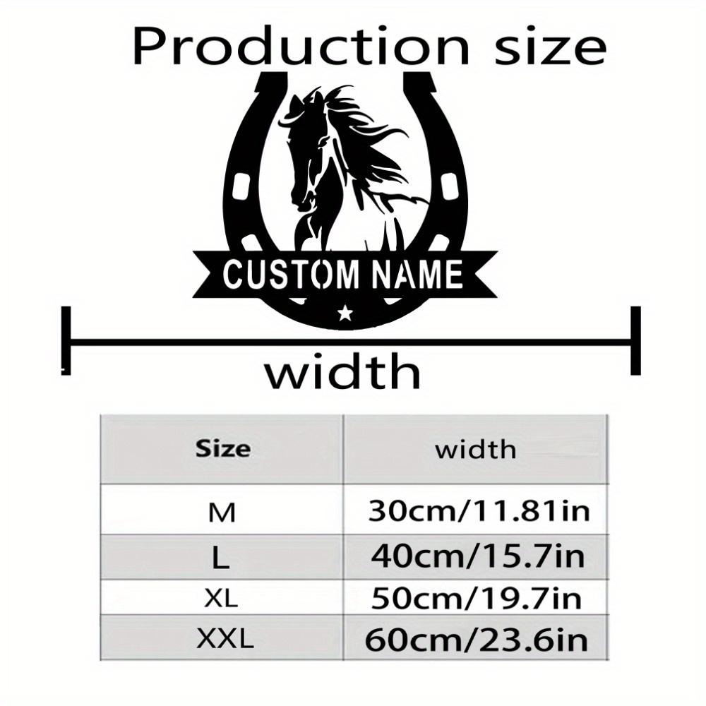 Metal Sign Horse Wall Art Home Outdoor Decor Personalized Gift
