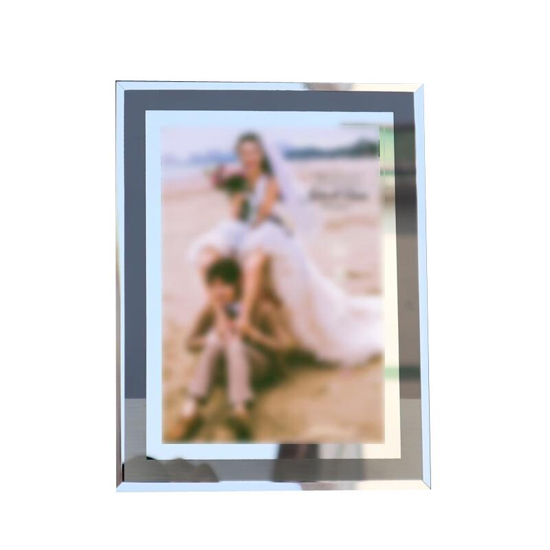 Meihuanfang 7-дюймовая прозрачная стеклянная фоторамка