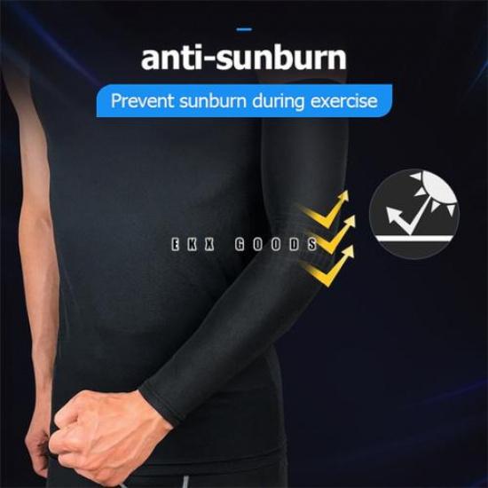 UV Sun Protection Arm Sleeve - Cooling Compression Sleeves for Men & Women