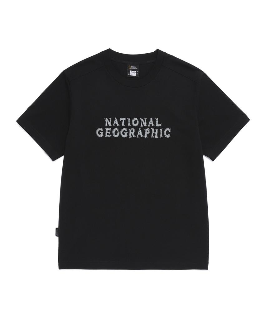 NATIONALGEOGRAPHIC N265Uts920 Neod Big Logo Short Sleeve T-Shirt Black