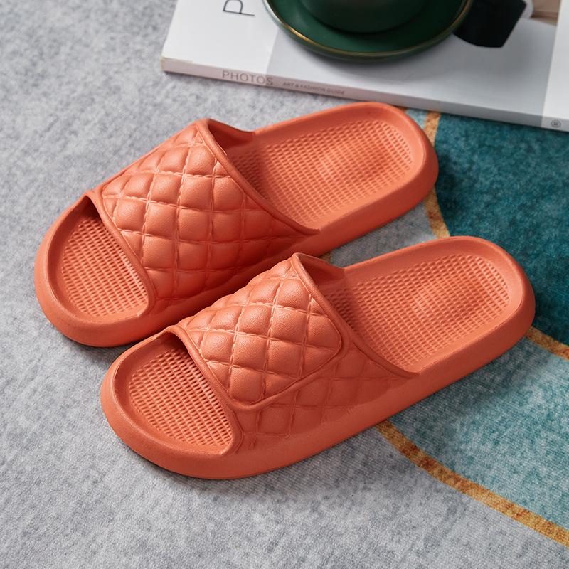 Candy color slippers outer wear women's indoor home couple non-slip men's sandals new