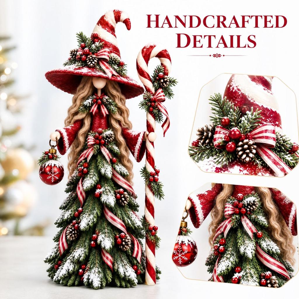 Schneemann Weihnachtsfiguren Set von 3 Wald-Thema Winterurlaub Kamindekoration