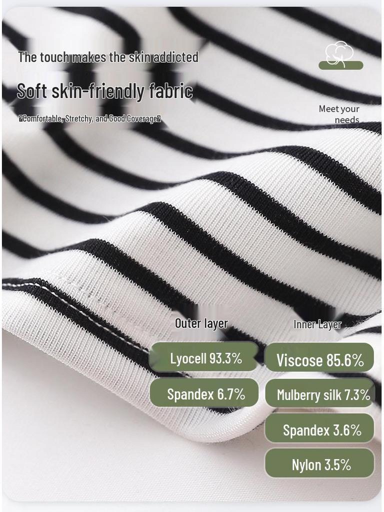 Women's Sling Vest with Chest Pad - Thin Strap, Conceals Underarm, Versatile Short Style for Spring/Summer.