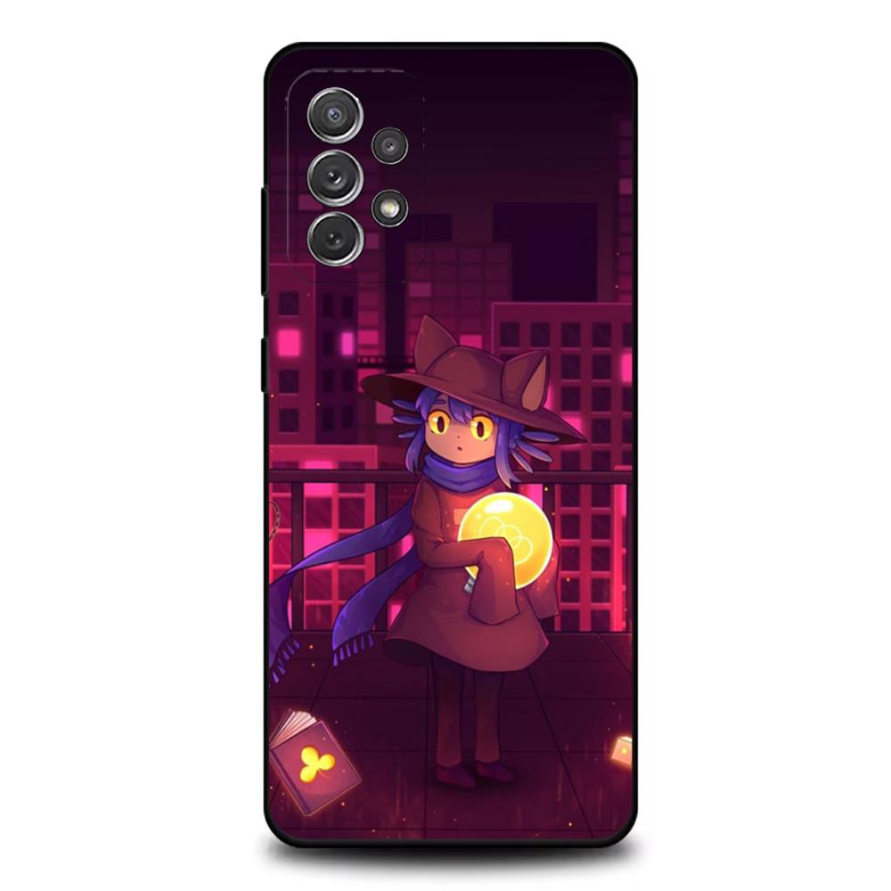 Game One Shot Niko Phone Case For Samsung S25,S24,S21,S22,S23,S30,Ultra,S20,Plus,Fe,Lite,Note,10,9,5G Black Cover
