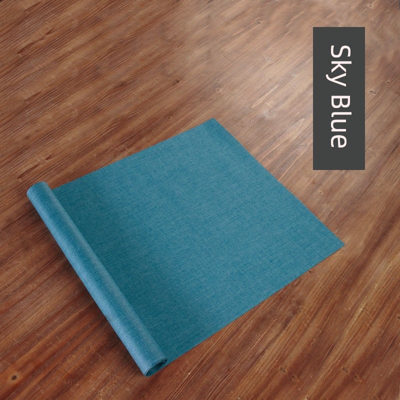 

Tea Mat Waterproof Tea Bunting Linen Zen Chinese Style Dining Tablecloth Fabric Chinese Style Modern Simple Coffee Table Table Runner Cut tea mat tarpaulin [Sky Blue]] 20*100cm