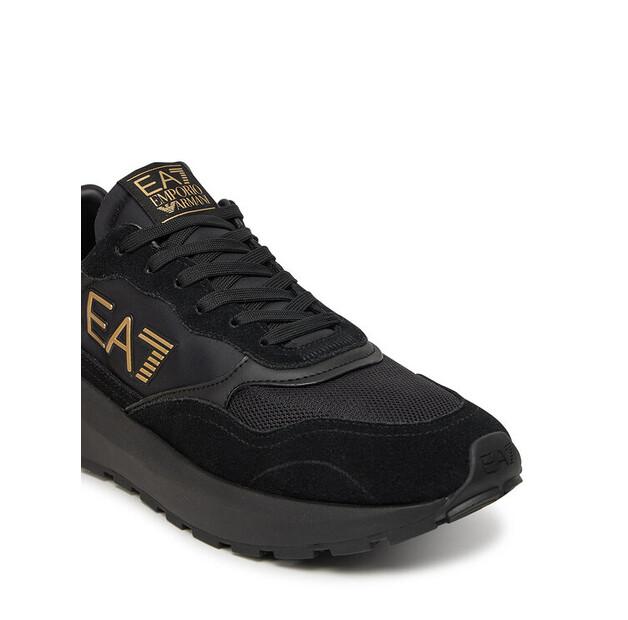 Мужские кроссовки EA7 Emporio Armani X8x186 xk401 u106 чёрные