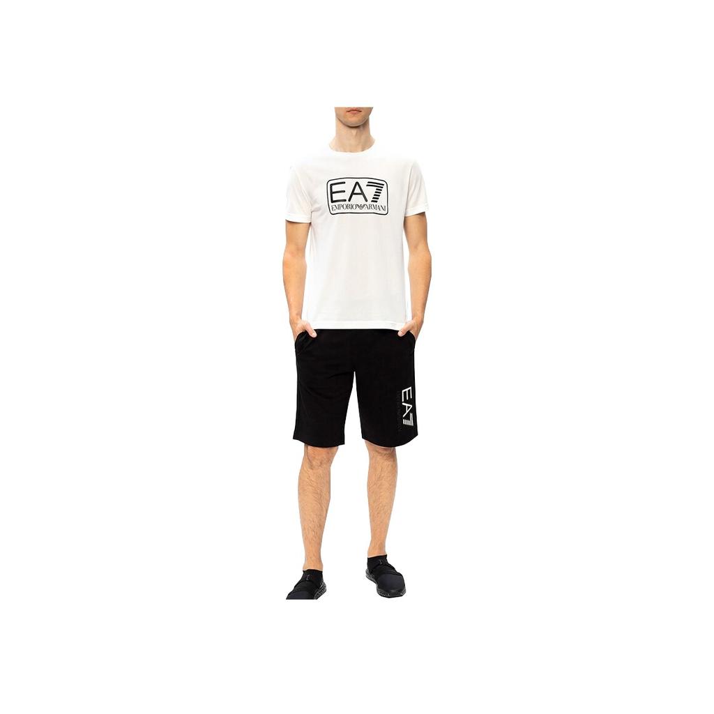 Emporio Armani Round Neck Cotton Short Sleeve T-Shirt Men tops White 8NPT10-TJNQZ-1100