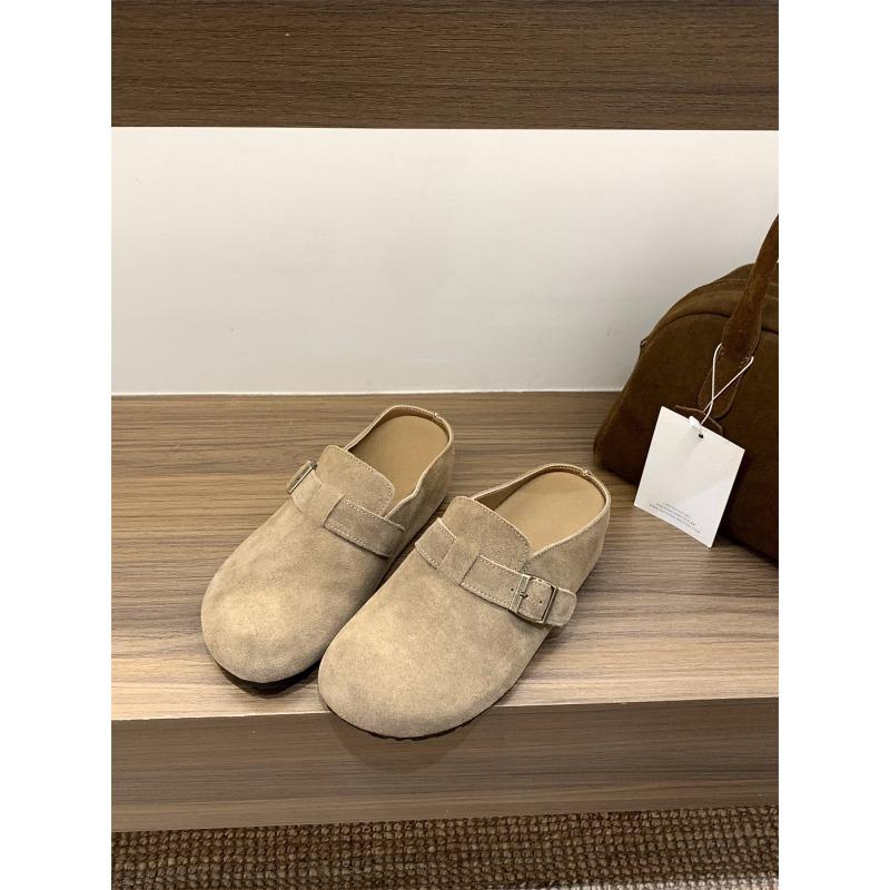 

Inner height-increasing slippers women s shoes outer wear new spring and autumn half-support single shoes 40 верблюд