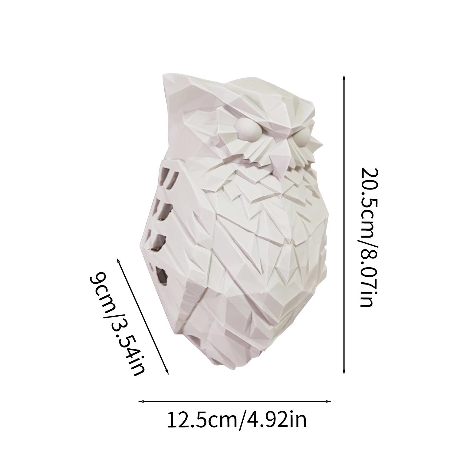

Рождественский настенный светильник в форме совы и орла, проектор, современная творческая атмосфера, бра, 3D-принт, освещение в виде животных, блеск для Хэллоуина
