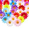 30/50Pcs Artificial Flowers 4.5cm Silk Fake Flowers Heads for Home Room Dceor Wedding Marriage Decoration DIY Gifts Accessories