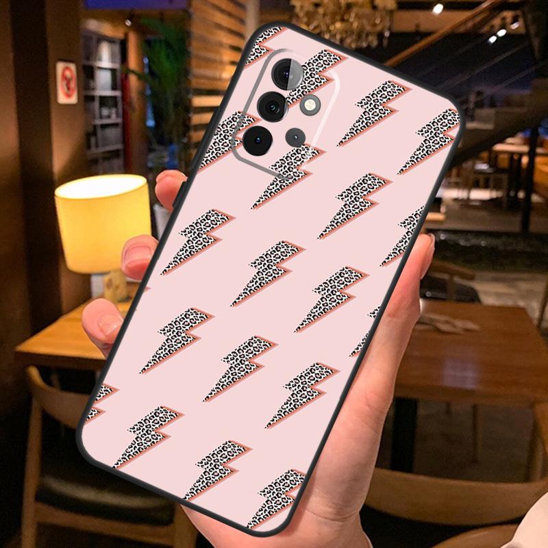 preppy stars lightning pink Case For Samsung Galaxy A52 A12 A22 A32 A42 A51 A71 A13 A23 A33 A53 A14 A54 A34 Phone Cover
